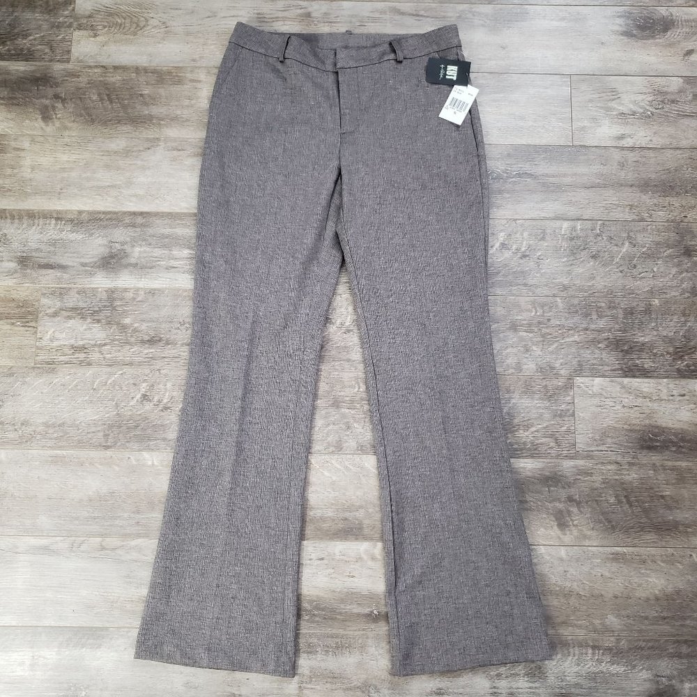 Kut from the Kloth Gray Pinstripe Boot Cut Pants